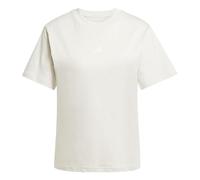 adidas Donna Essentials Small Logo Cotton T-Shirt, Wonder Alumina/White, XXS