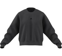 adidas Donna Essentials Small Logo Feel Cozy Relaxed FIT Sweatshirt, Grey Six/Black, XS