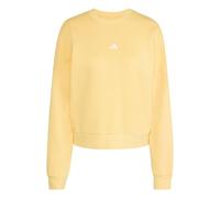 adidas Donna Essentials Small Logo Feel Cozy Relaxed FIT Sweatshirt, Semi Ice Tangerine/White, S