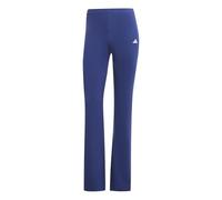 adidas Donna Essentials Small Logo Flared Leggings, Dark Blue/White, XL