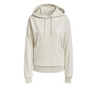 adidas Donna Essentials Small Logo French Terry Hoodie, Wonder Alumina/White, M