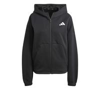 Adidas Donna Future Icons Small Logo Full Zip Hoodie, Black, L