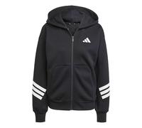 Adidas Donna Future Icons Three Stripes Full Zip Hoodie, Black, S