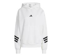 adidas Donna Future Icons Three Stripes Hoodie, White, XL