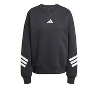 adidas Donna Future Icons Three Stripes Sweatshirt, Black, M
