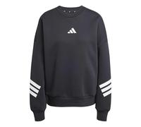Adidas Donna Future Icons Three Stripes Sweatshirt, Black, S