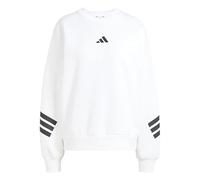 adidas Donna Future Icons Three Stripes Sweatshirt, White, M