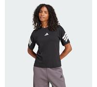 Camiseta adidas future icons 3 bandas mujer negro