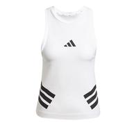 adidas Donna Future Icons Three Stripes Tank, White, M