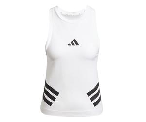 adidas Donna Future Icons Three Stripes Tank, White, XXL