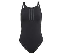 adidas Donna ICONISEA Ribbed Padded Thin Straps Swimsuit, Aurora Coffee, 34
