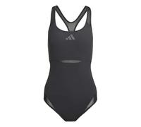 adidas Donna LANELUX Y-Back Mesh Swimsuit, Black, 36