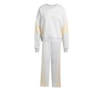adidas Donna LAZIDAY TRACKSUIT, light grey heather/Crystal Linen, L