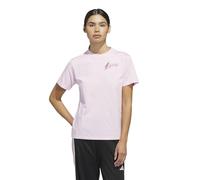 adidas Donna Mind Body & Spirit(S) Graphic T-Shirt, Clear Pink, XXL