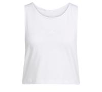 adidas Donna Motion Essentials Cropped Tank, White, S