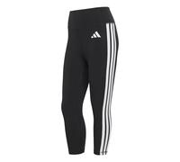 adidas Donna Optime Essentials Workout 3-Stripes 3/4 Leggings, black/white, S