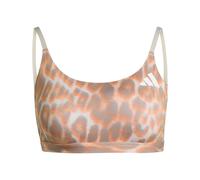 adidas Donna Optime Essentials Workout Leopard 7/8 Leggings, wonder alumina/chalky brown, L