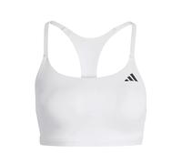 adidas Donna Optime Essentials Workout Light Support Bra, White, XL