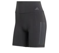 adidas Donna Optime Workout 3-Stripes Short Leggings, black, L 5 inch
