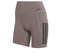 adidas Donna Optime Workout 3-Stripes Short Leggings, charcoal, XL 5 inch