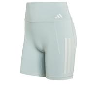 adidas Donna Optime Workout 3-Stripes Short Leggings, Wonder Sage, M 5 inch