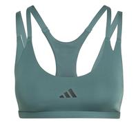 adidas Donna Optime Workout Strappy Light Support Bra, preloved Teal, S