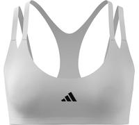 adidas Donna Optime Workout Strappy Light Support Bra, White, XXS