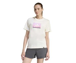 adidas Donna Outdoor Adventure Graphic Tshirt, Off White, XS
