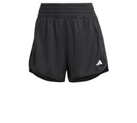 adidas Donna Pacer Essentials Knit High-Rise Shorts, Black, XXS 3 Inch