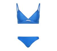 adidas Donna Padded 2-Way Straps Triangle Bikini Set, Glory Blue, 38