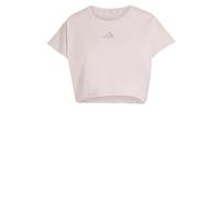adidas Donna Power Workout Cropped Boxy 3-Stripes Tank, Ice Purple, XXS