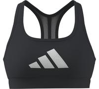 adidas Donna Powerreact Graphic Bra, Carbon, L
