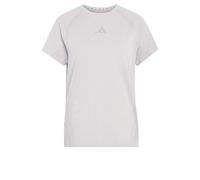 adidas Donna Seamless Knitted T-Shirt, Ice Purple/preloved Fig, S