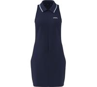 adidas Donna Seasonal Essentials Colorpop Dress with Embroidered Graphic, Dark Blue/White, XXS