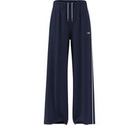 adidas Donna Seasonal Essentials Colorpop Pants with Embroidered Graphic, Dark Blue/White, S