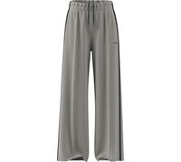 adidas Donna Seasonal Essentials Colorpop Pants with Embroidered Graphic, Wonder Alumina/Collegiate Green, XS