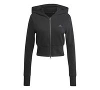 adidas Donna Seasonal Essentials French Terry Full-Zip, Black, XS