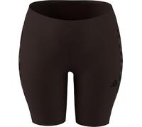 adidas Donna SEASONAL ESSENTIALS LEOPARD PRINT 3-STRIPES BIKER SHORTS, Aurora Coffee/MULTICOLOR, XXL Plus