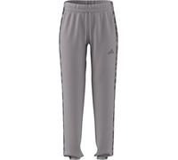 adidas Donna Seasonal Essentials Leopard Print French Terry Pants with 3-Stripes, Ice Purple/Multicolor, L