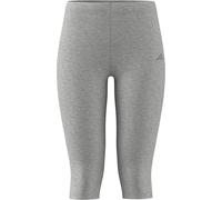 adidas Donna Seasonal Essentials Rib Capri Leggings, light grey heather, XS