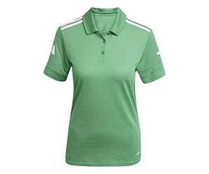 adidas Donna SQUADRA25 Cotton Polo, Team Green/White, M