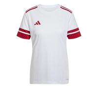 adidas Donna SQUADRA25 Jersey Short Sleeve, White/Team Power Red 2, XXL