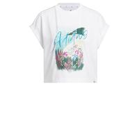 adidas Donna Summer Romance Graphic T-Shirt, White, M