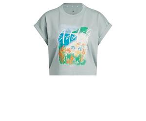 adidas Donna Summer Romance Graphic T-Shirt, Wonder Sage, S