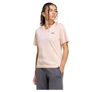 adidas Donna Summer Slide Graphic Vneck T-Shirt, Blush Pink, XL