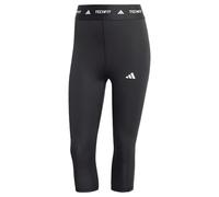 adidas Donna TECHFIT Capri Leggings, BLACK, M