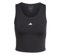 adidas Mujer Techfit Cropped Training Tank Top, Black, M