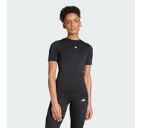 adidas Donna Techfit Training T-Shirt, Black, XXS