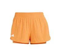 adidas Donna Tennis Climacool 2IN1 Match Shorts, Pure Orange, S