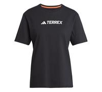 adidas Donna Terrex Classic Logo T-Shirt, Black, M